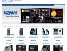 Tablet Screenshot of fingerx.com